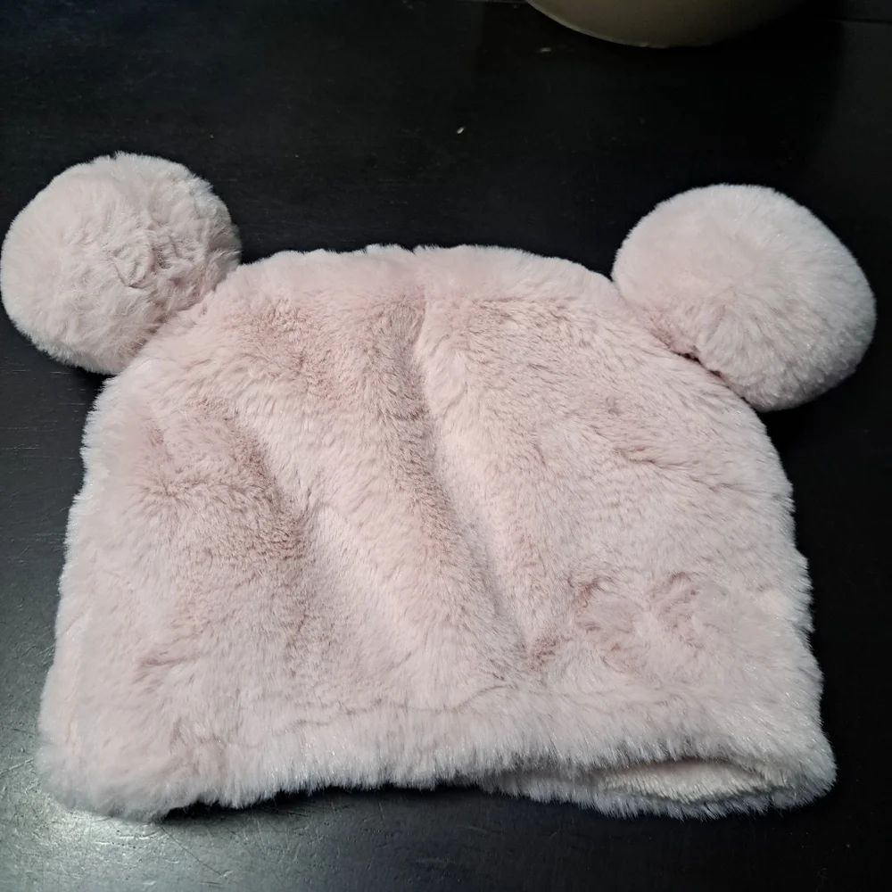 Baby Soft Pink Hat With Ears